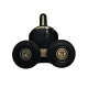 Ролики для душових кабін подвійні колеса MIXXUS PREMIUM ROLLERS SCP02-1 BLACK нижні (23mm для DIVER