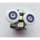 Ролики для душових кабін подвійні колеса MIXXUS PREMIUM ROLLERS SCP05-1 CHROME верхні (25mm для DIVERSE SC03) (MI8167)