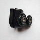 Ролики для душових кабін подвійні колеса MIXXUS PREMIUM ROLLERS SCP05-1 BLACK верхні (25mm для DIVE