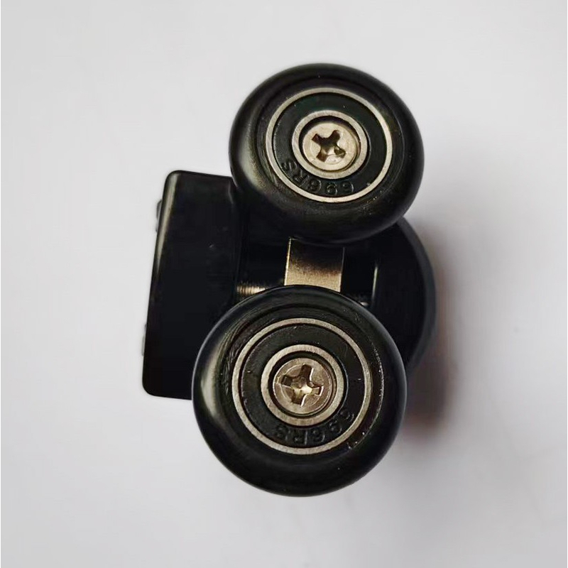 Ролики для душових кабін подвійні колеса MIXXUS PREMIUM ROLLERS SCP05-1 BLACK верхні (25mm для DIVE