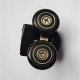 Ролики для душових кабін подвійні колеса MIXXUS PREMIUM ROLLERS SCP05-1 BLACK верхні (25mm для DIVE