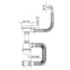 Сифон для кухні Mixxus SK-07-A 3 1/2