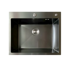 Мийка Mixxus MH5843 Micro Decor Graphite (3.0/0.8) з нерж. сталі (колір графіт) (MI8217)