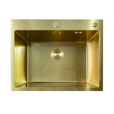 Мийка Mixxus MH6050 Micro Decor Brushed Gold (3.0/0.8) з нерж. сталі (колір матове золото) (MI8222)
