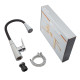 Змішувач для кухні Mixxus Premium Matis 011-T (NUT) Refl.Black (Колір хром+силік.вилив чорний) (MI8266)