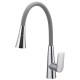 Змішувач для кухні Mixxus Premium Matis 011-T (NUT) Refl.Gray (Колір хром+силік.вилив сірий) (MI8267)
