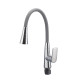 Змішувач для кухні Mixxus Premium Matis 011-T (NUT) Refl.Gray (Колір хром+силік.вилив сірий) (MI8267)