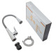 Змішувач для кухні Mixxus Premium Matis 011-T (NUT) Refl.Gray (Колір хром+силік.вилив сірий) (MI8267)