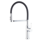 Змішувач для кухні MIXXUS PREMIUM PULL 017 REFL.BLACK (Колір хром+силік.вилив чорний) (MI8277)