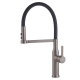 Змішувач для кухні MIXXUS PREMIUM PULL 017 GRAPHITE REFL.BLACK (Кол.графіт+силік.вилив чор.) (MI8278)