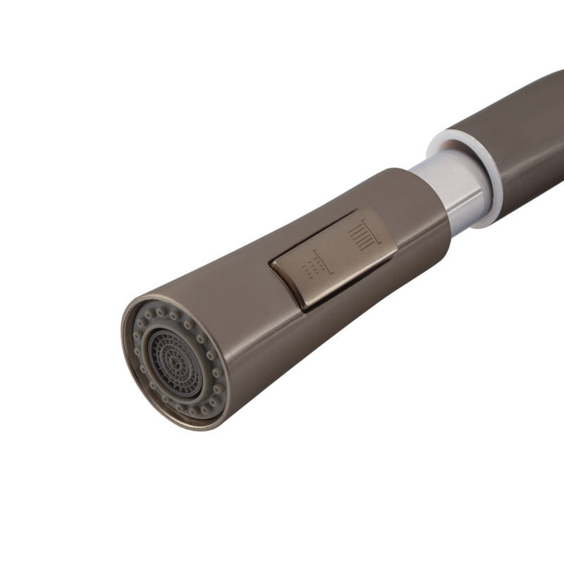 Змішувач для кухні з висувним виливом MIXXUS PREMIUM SUMMER 014 GRAPHITE (Колір графіт) (MI8282)