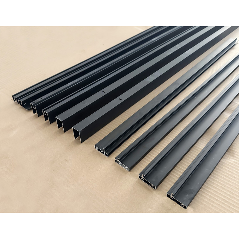 Душова кабіна без піддону Mixxus Premium Quadro SC01-90x90x195-TR Black прозоре скло 6мм (MI8292)
