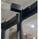Душова кабіна без піддону Mixxus Premium Quadro SC01-120x80x195-TR Black прозоре скло 6мм (MI8293)