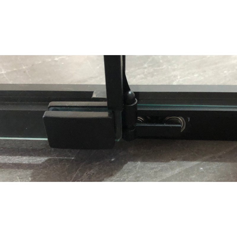 Душова кабіна без піддону Mixxus Premium Quadro SC01-120x80x195-TR Black прозоре скло 6мм (MI8293)
