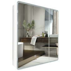 Дзеркальна шафка Mixxus Premium Olivary CM01-60x70x13 з LED Touch, димером, регулятором яскравості (MI8294)