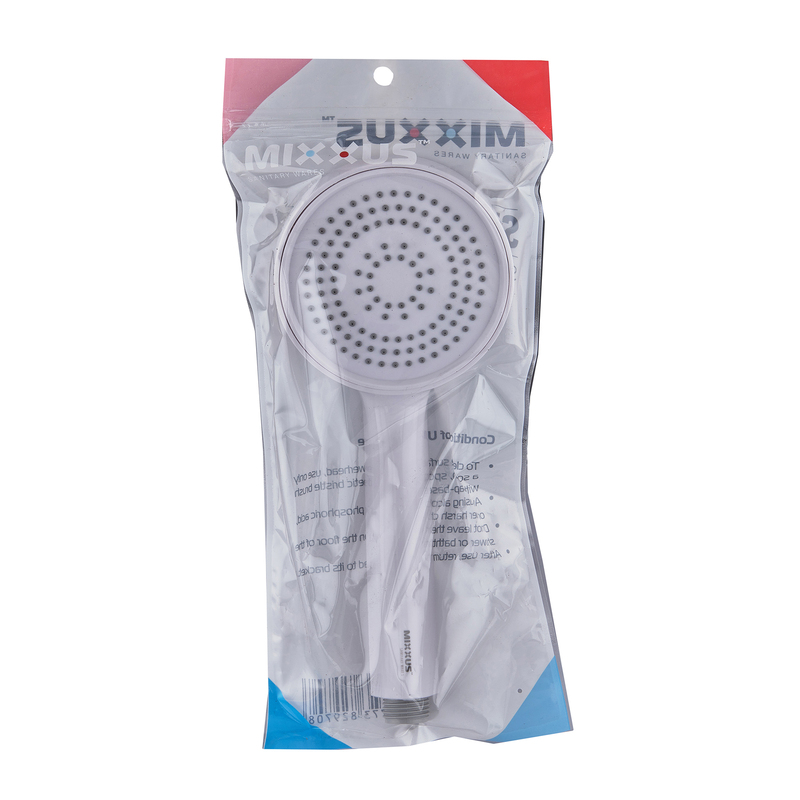 Лійка для душу Mixxus SH-60 White 1 функція (Колір білий) (MI8297)