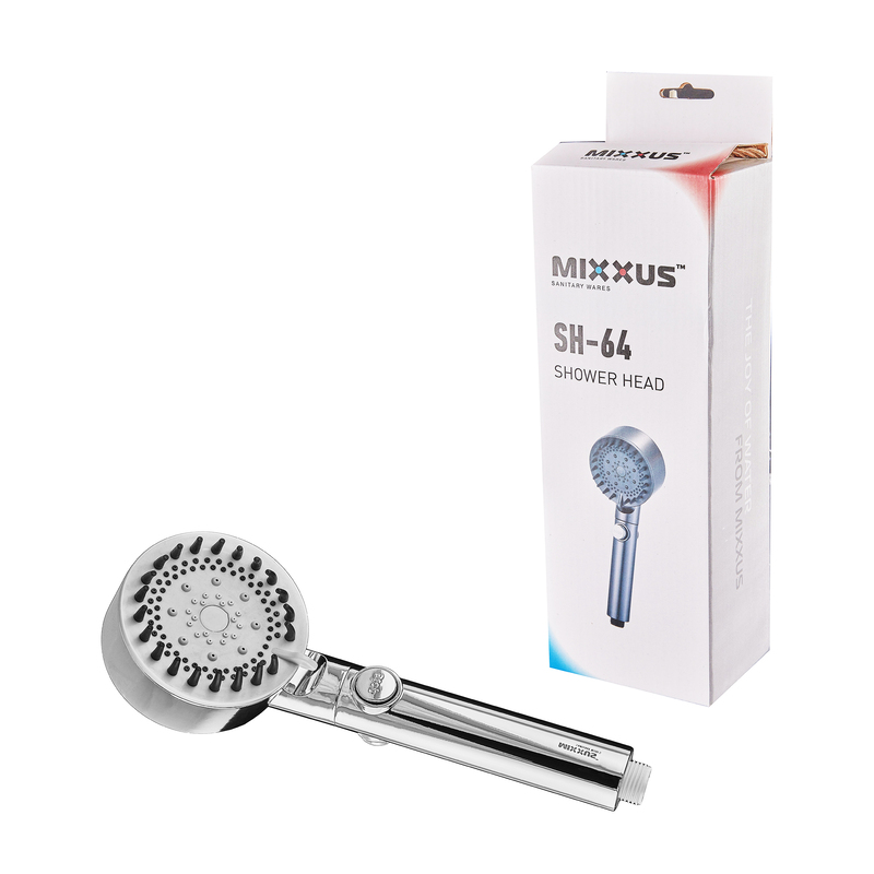 Лійка для душу Mixxus SH-64 5 функцій (Колір хром) (MI8302)
