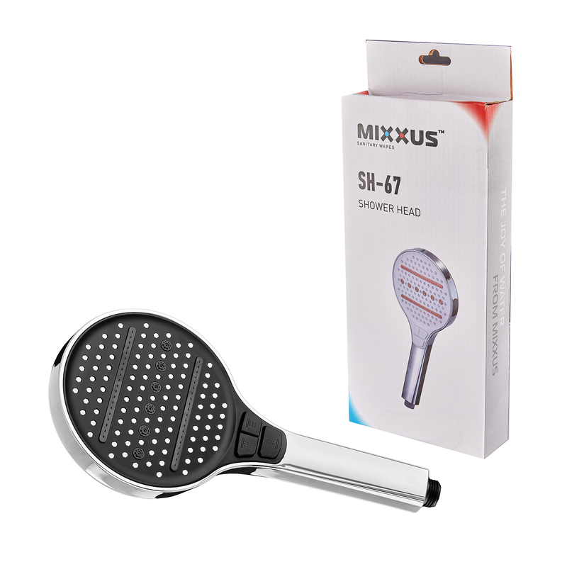 Лійка для душу Mixxus SH-67 3 функції (Колір хром) (MI8305)