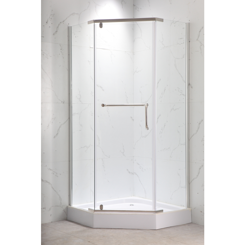 Душова кабіна з низьким піддоном MIXXUS LINES SCT01-90x90x198-TR CHROME прозоре скло 6мм NEW (в 2 ящ) (MI8370)