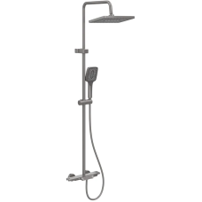 Душова колона зі змішувачем Mixxus Premium Terra 009-J Graphite (колір графіт) (MI8385)