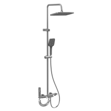 Душова колона зі змішувачем Mixxus Premium Terra 029-J Graphite (колір графіт) (MI8386)