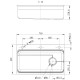 Мийка з нержавіючої сталі Mixxus MS7546-Set-01 Micro Decor Graphite (3.0/0.8) комплект (графіт) (MI8390)
