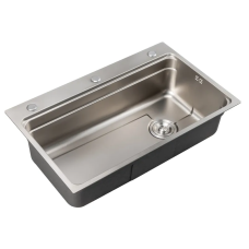 Мийка з нержавіючої сталі Mixxus MS7546-Set-01 Micro Decor SS Color (3.0/0.8) комплект (нерж.) (MI8391)