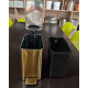 Відро для сміття з плавним закриттям прямокутне Mixxus Premium Quadro-TC0105 Brushed Gold 5 л (колір матове золото) (MI8394)