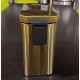Відро для сміття з плавним закриттям прямокутне Mixxus Premium Quadro-TC0105 Brushed Gold 5 л (колір матове золото) (MI8394)