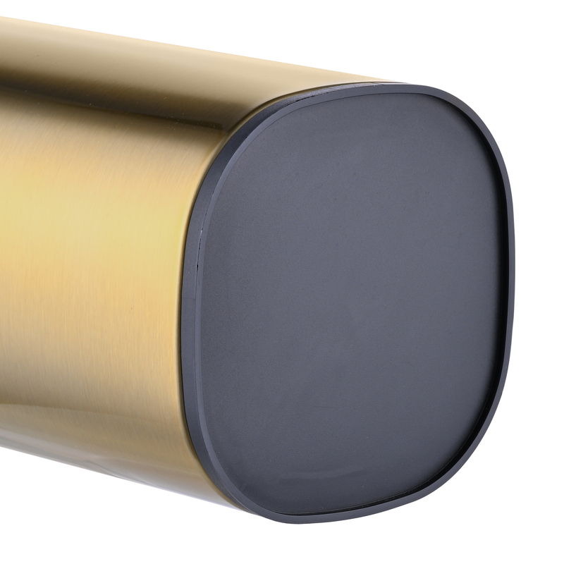 Йоржик для унітазу підлоговий Mixxus Premium Quadro-TB0201 Brushed Gold (колір матове золото) (MI8395)