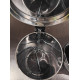 Відро для сміття з плавним закриттям кругле Mixxus Ellipse-TC0212 SS Color 12л (колір нержавійка) (MI8399)