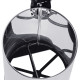 Відро для сміття з плавним закриттям кругле Mixxus Ellipse-TC0212 SS Color 12л (колір нержавійка) (MI8399)