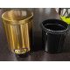 Відро для сміття з плавним закриттям кругле Mixxus Ellipse-TC0205 Brushed Gold 5л (колір матове золото) (MI8400)