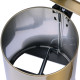 Відро для сміття з плавним закриттям кругле Mixxus Ellipse-TC0205 Brushed Gold 5л (колір матове золото) (MI8400)