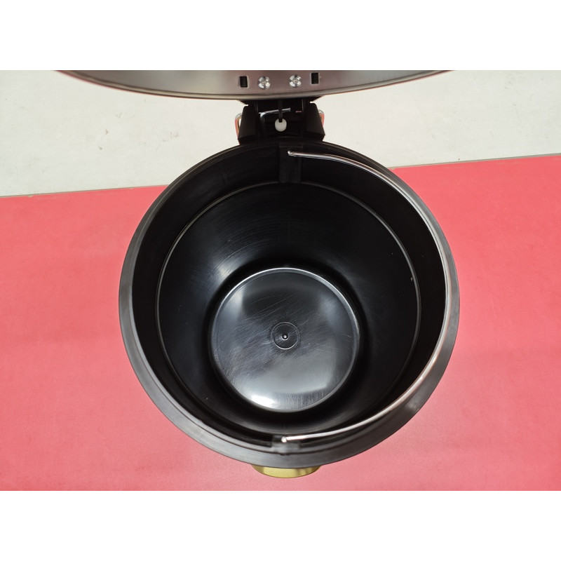 Відро для сміття з плавним закриттям кругле Mixxus Ellipse-TC0205 Brushed Gold 5л (колір матове золото) (MI8400)