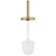 Йоржик для унітазу підлоговий Mixxus Ellipse-TB0202 Brushed Gold (колір матове золото) (MI8401)