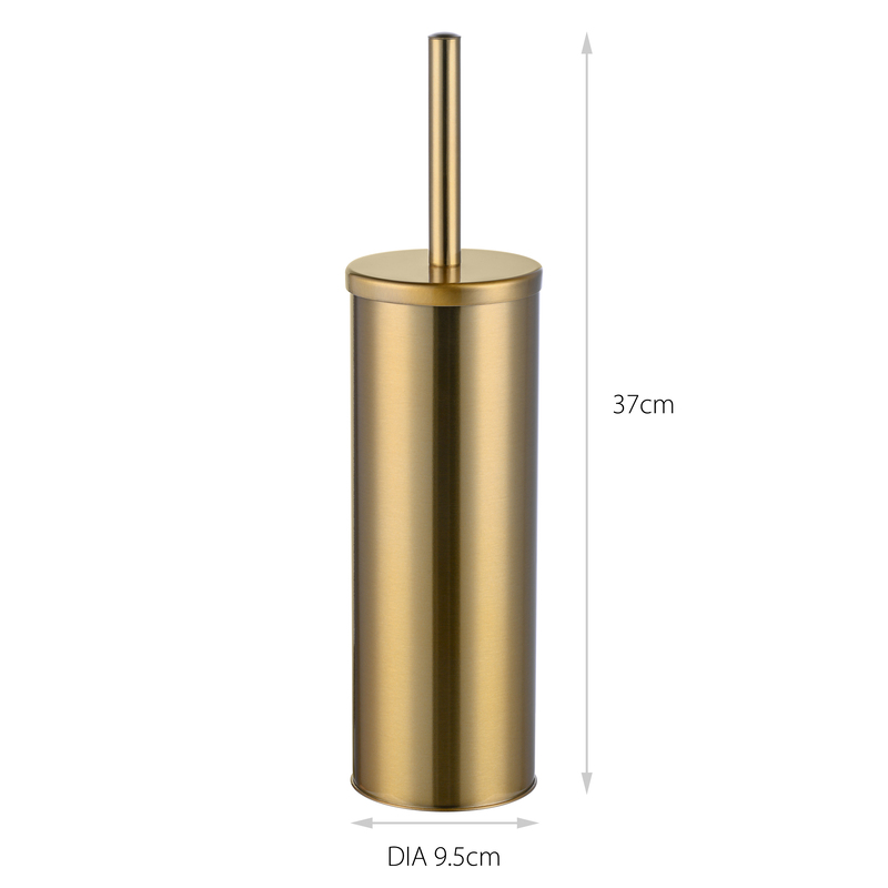 Йоржик для унітазу підлоговий Mixxus Ellipse-TB0202 Brushed Gold (колір матове золото) (MI8401)