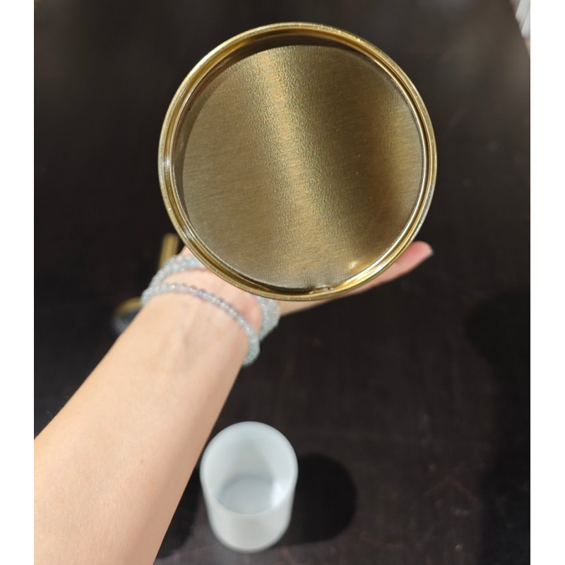Йоржик для унітазу підлоговий Mixxus Ellipse-TB0202 Brushed Gold (колір матове золото) (MI8401)