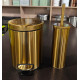Йоржик для унітазу підлоговий Mixxus Ellipse-TB0202 Brushed Gold (колір матове золото) (MI8401)
