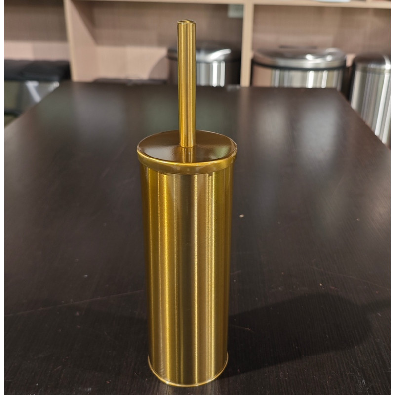 Йоржик для унітазу підлоговий Mixxus Ellipse-TB0202 Brushed Gold (колір матове золото) (MI8401)