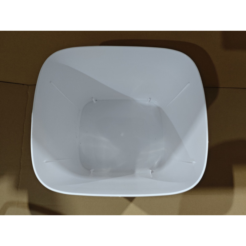 Відро для сміття сенсорне прямокутне Mixxus Wave-TC0212 White 12 л (колір білий) (MI8403)