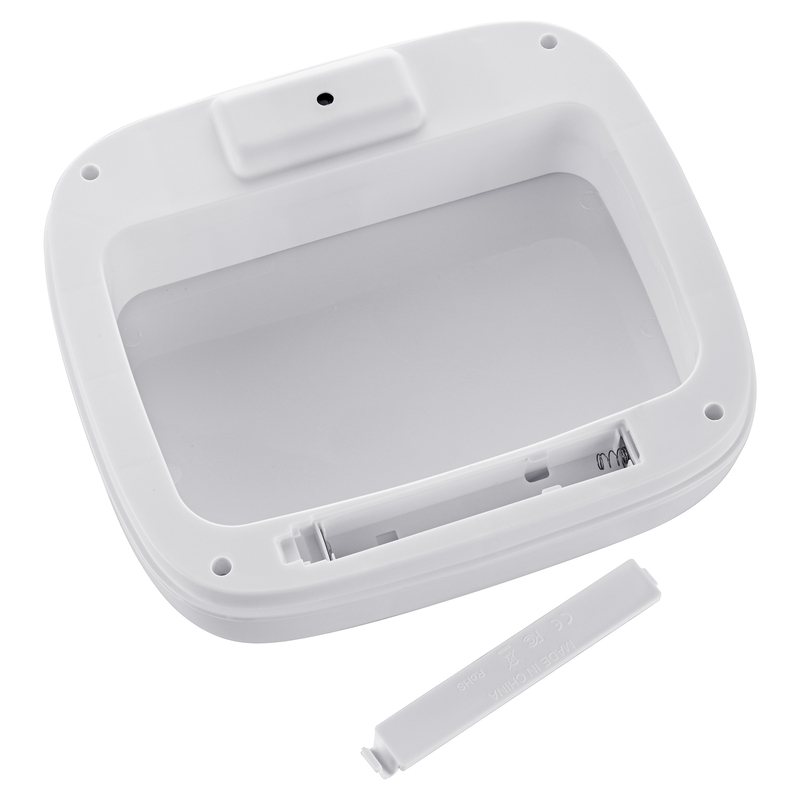 Відро для сміття сенсорне прямокутне Mixxus Wave-TC0212 White 12 л (колір білий) (MI8403)