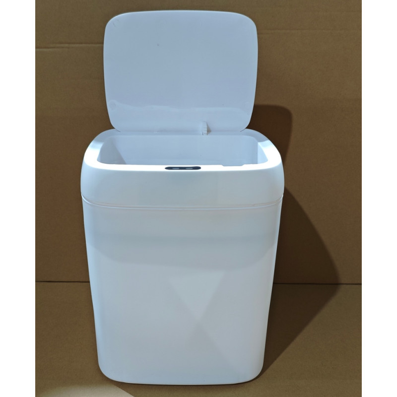 Відро для сміття сенсорне прямокутне Mixxus Wave-TC0212 White 12 л (колір білий) (MI8403)