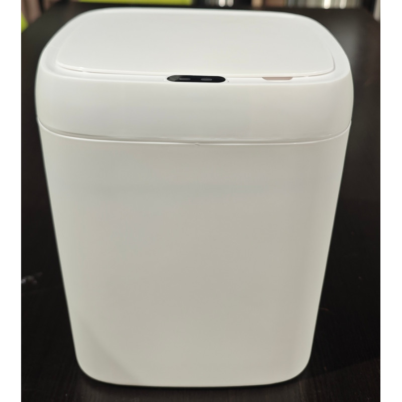 Відро для сміття сенсорне прямокутне Mixxus Wave-TC0212 White 12 л (колір білий) (MI8403)