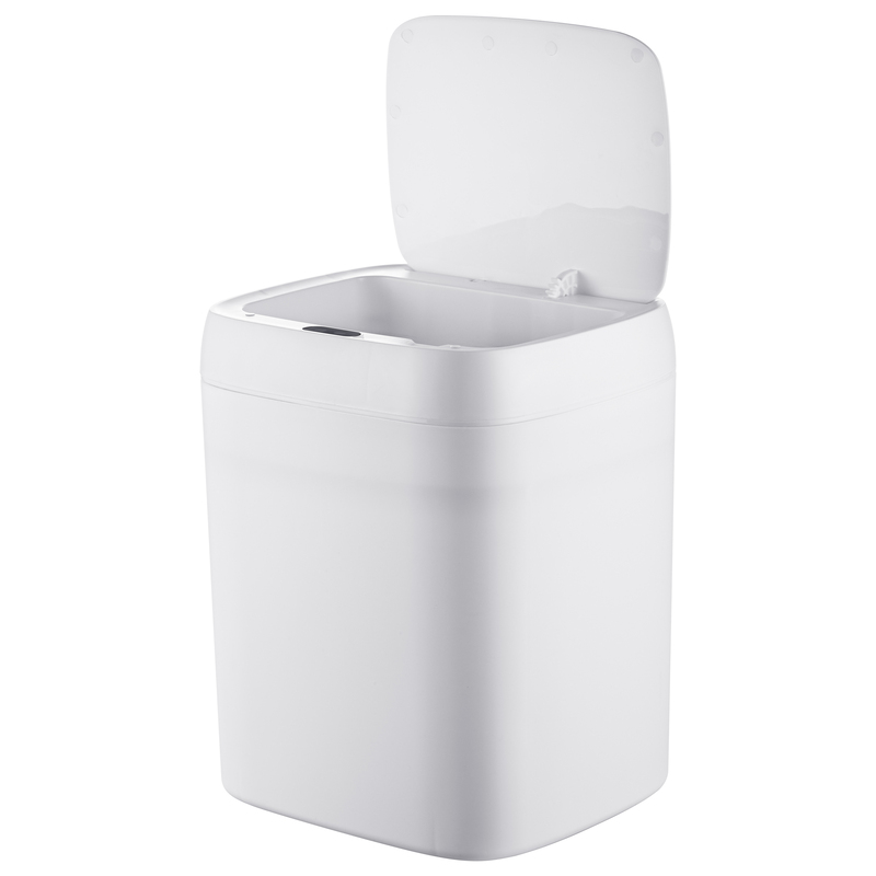 Відро для сміття сенсорне прямокутне Mixxus Wave-TC0212 White 12 л (колір білий) (MI8403)