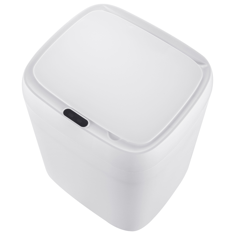 Відро для сміття сенсорне прямокутне Mixxus Wave-TC0212 White 12 л (колір білий) (MI8403)