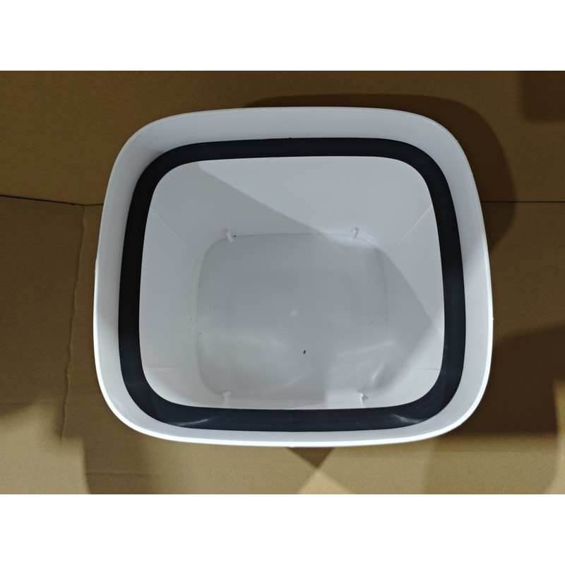 Відро для сміття сенсорне прямокутне Mixxus Wave-TC0212 White 12 л (колір білий) (MI8403)