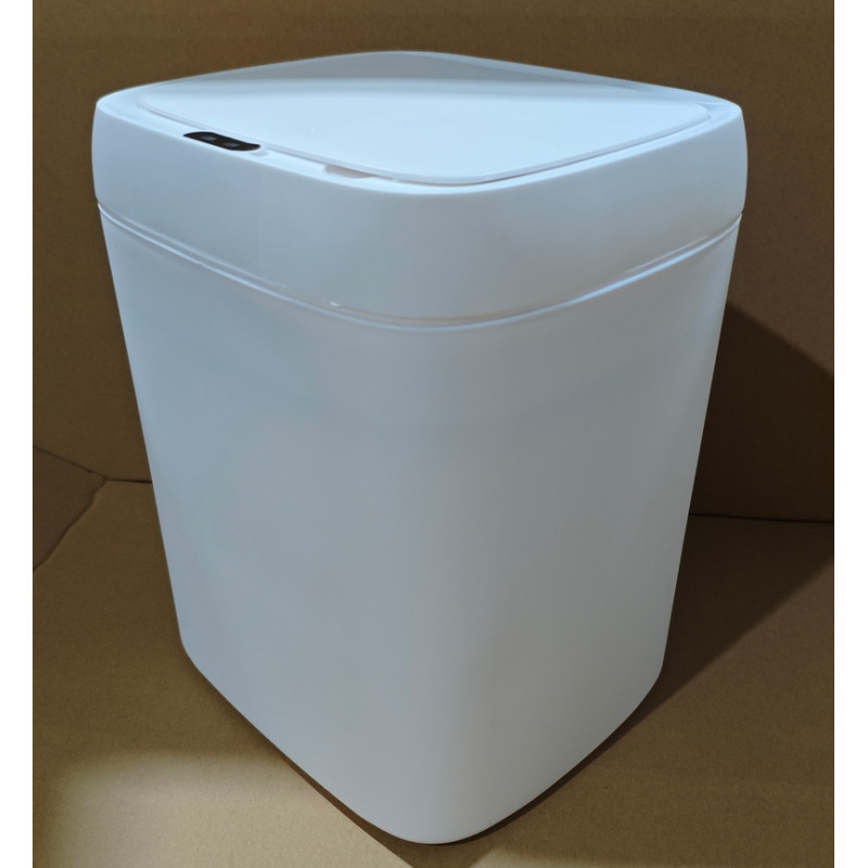 Відро для сміття сенсорне прямокутне Mixxus Wave-TC0212 White 12 л (колір білий) (MI8403)