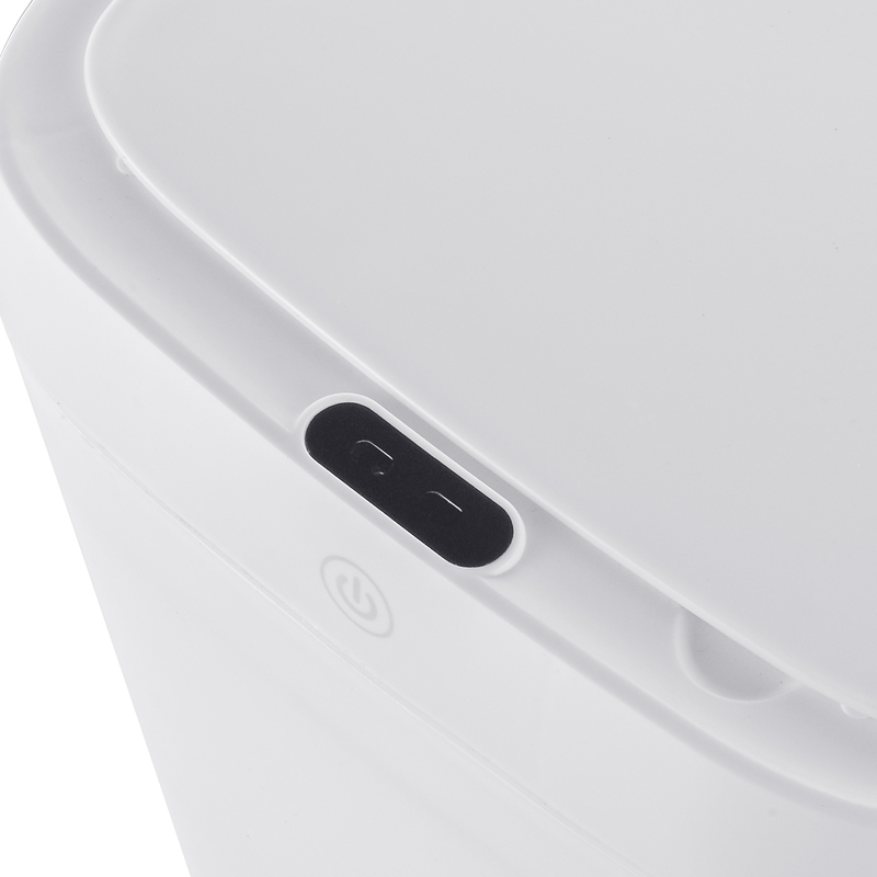 Відро для сміття сенсорне прямокутне Mixxus Wave-TC0314 White 14 л (колір білий) (MI8404)