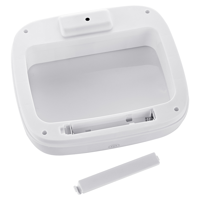 Відро для сміття сенсорне прямокутне Mixxus Wave-TC0314 White 14 л (колір білий) (MI8404)